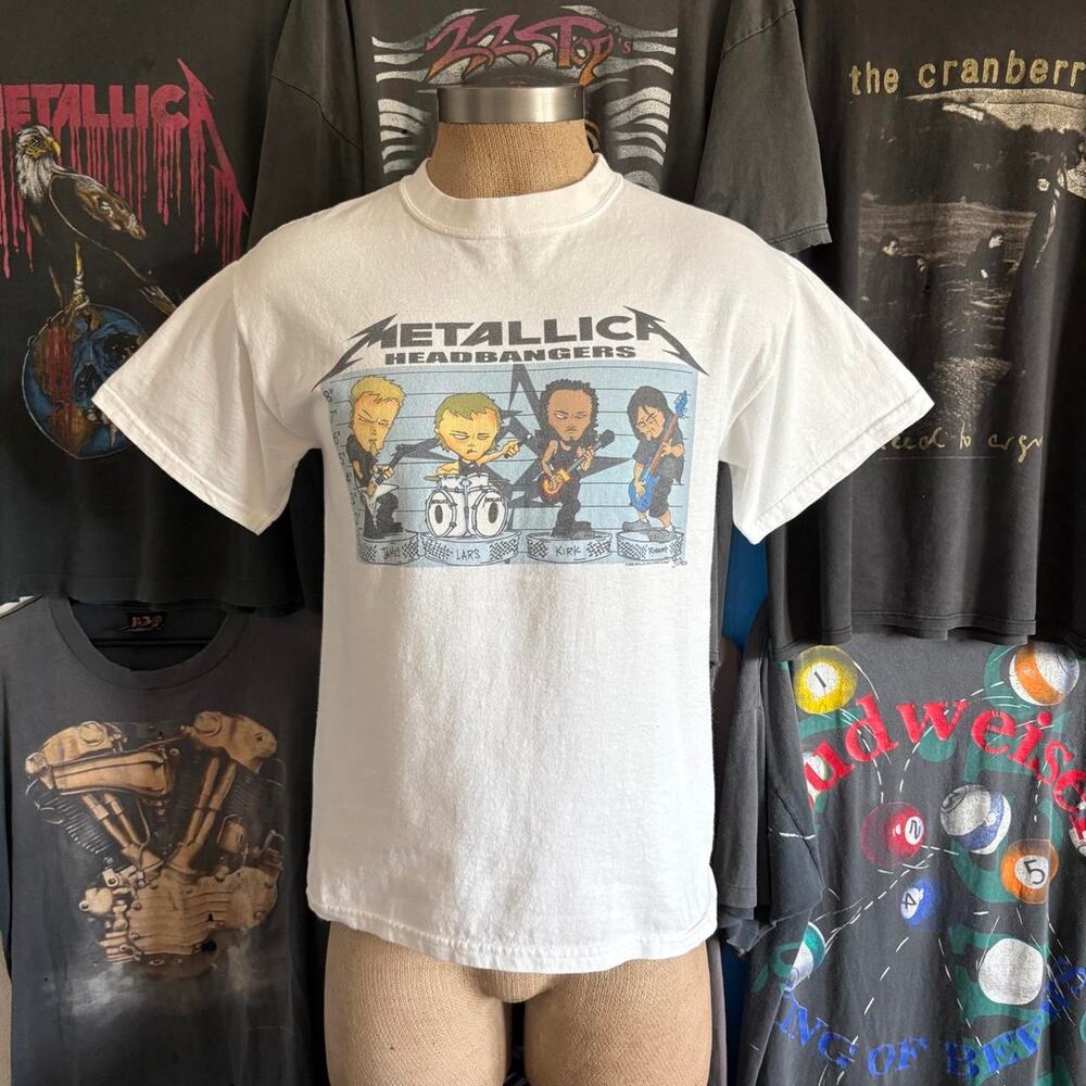 Vintage 2000s Metallica Headbangers Band T-shirt